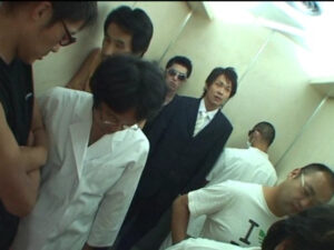 ノンケ痴漢エレベーター リーマン編