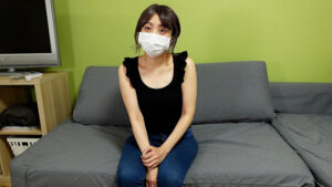 ジーンズガールの肛門臭を嗅ぎながらアナル舐め