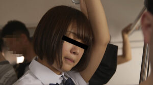 満員電車女子●生ぶっかけ痴●