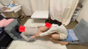 電気アンマをかけて鬼逝かせさせる！鼠蹊部くすぐりも