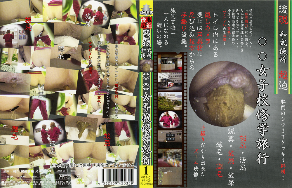 後覗超迫 盗撮 和式便所 ○○女子校修学旅行1