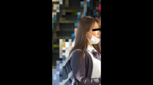 青チェ女子校生...紫紐パンのマシュマロ爆乳ちゃん