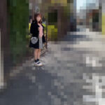 パパ活女子が公園トイレでFカップを揉まれながら手コキ