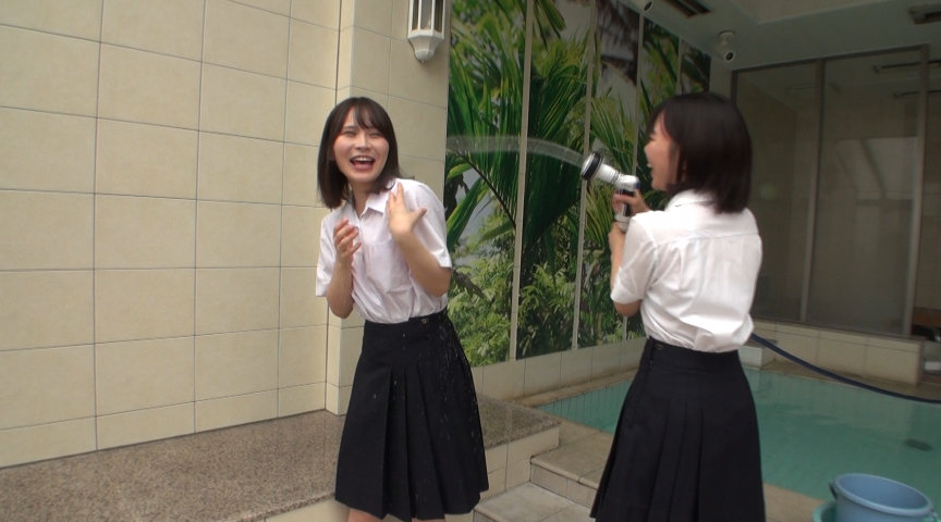 引退前の水掛・水掛けられ祭り