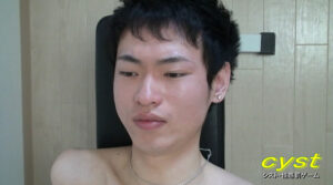 色白○年、オナニーと電マ射精