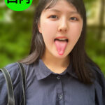 街角で声をかけて口内観察させてもらう りかちゃん