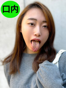 街角で声をかけて口内観察させてもらう ゆゆちゃん