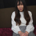 すみれに生フェラと人生初の顔射を体験させました