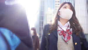 ○○電車＃007 Fカップパイパン女子●生