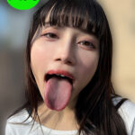 街角で声をかけて口内観察させてもらう ひなみちゃん