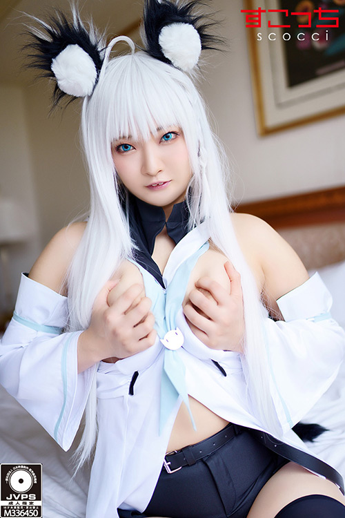 厳選美少女にコスプレオレの子を孕ませる！白上●ブキ