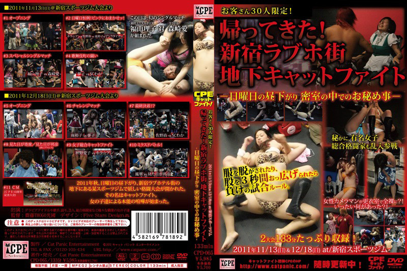 帰ってきた！新宿ラブホ街 地下キャットファイト