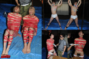 ノンケイケメン2人が味わう非人道的究極変態行為。