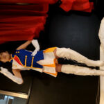 めいちゃんのカラーガードコスプレでフードCRUSH