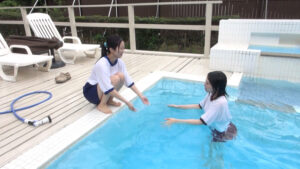 公園のここはプールですか？